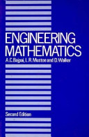 Engineering mathematics / A.C. Bajpai, L.R. Mustoe, D. Walker ; in collaboration with W.T. Martin.