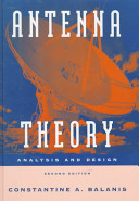 Antenna theory : analysis and design / Constantine A. Balanis.