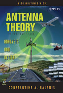 Antenna theory analysis and design / Constantine A. Balanis.
