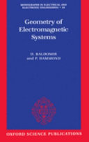 Geometry of electromagnetic systems / D. Baldomir and P. Hammond.