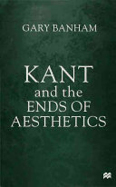 Kant and the ends of aesthetics.