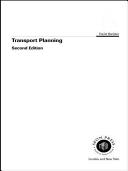 Transport planning in the UK,USA and Europe / David Banister.