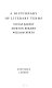 A dictionary of literary terms / Sylvan Barnet, Morton Berman, William Burto.