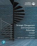 Strategic management and competitive advantage concepts / Jay B. Barney, William S. Hesterly.