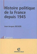 Histoire politique de la France depuis 1945.