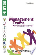 Management teams why they succeed or fail / R. Meredith Belbin.