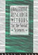 Qualitative research methods for the social sciences / Bruce L. Berg.