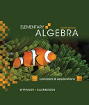 Elementary algebra : concepts and applications / Marvin L. Bittinger, David J. Ellenbogen.