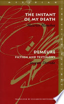 L'instant de ma mort / : fiction et temoignage ; Jacques Derrida.