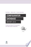 Configurator database report 2014 : a status quo listing of 970 international web-based product configurators / Paul Blazek, Martina Partl, Clarissa Streichsbier.
