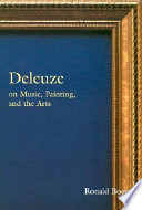 Deleuze on music, painting and the arts.