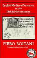 English medieval narrative in the thirteenth and fourteenth centuries / Piero Boitani ; translated by Joan Krakover Hall.