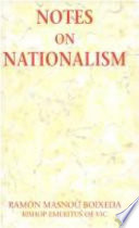 Notes on nationalism / Ramón Masnou Noixeda.