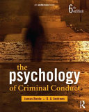 The psychology of criminal conduct / James Bonta and D. A. Andrews.