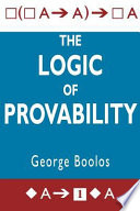 The logic of provability / George Boolos.