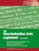 Discrimination law explained / Colin Bourne.