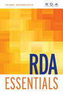 RDA essentials / Thomas Brenndorfer.