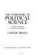 The literature of political science : a guide for students, librarians and teachers / by Clifton Brock.
