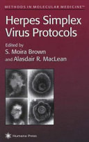 Herpes Simplex Virus Protocols edited by S. Moira Brown, Alasdair R. MacLean.