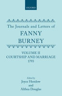 The journals and letters of Fanny Burney (Madame D'Arblay) edited by Joyce Hemlow and Althea Douglas.