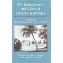 The early journals and letters of Fanny Burney edited by Lars E. Troide and Stewart J. Cooke.