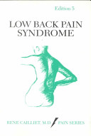 Low back pain syndrome / René Cailliet.