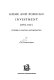 Home and foreign investment, 1870-1913 : studies in capital accumulation / by A.K. Cairncross.