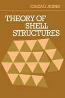 Theory of shell structures / C.R. Calladine.