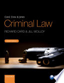 Card, Cross & Jones criminal law.