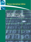 Data structures and abstractions with Java / Frank M. Carrano.