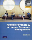 Applied psychology in human resource management.