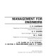 Management for engineers / C.B. Chapman, D.F. Cooper, M.J. Page with contributions from J.W. Clark ... (et al.).