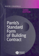 Parris's standard form of building contract : JCT 98.