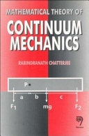 Mathematical theory of continuum mechanics.
