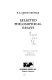 Selected philosophical essays / N. G. Chernyshevsky.