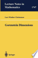 Gorenstein dimensions Lars Winther Christensen.