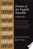 Drama of the English Republic 1649-60 /.