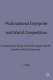 Multinational enterprise and world competition : a comparative study of the USA, Japan, the UK, Sweden and West Germany / Jeremy Clegg ; foreword by John H. Dunning.
