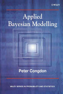 Applied Bayesian modelling / Peter Congdon.