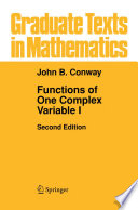 Functions of one complex variable I John B. Conway.