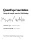 Quasi-experimentation : design & analysis issues for field settings / [by] Thomas D. Cook, Donald T. Campbell.