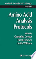 Amino Acid Analysis Protocols edited by Catherine Cooper, Nicolle Packer, Keith Williams.