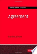 Agreement / Greville G. Corbett.