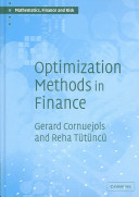 Optimization methods in finance / Gerard Cornuejols, Reha Tütüncü.