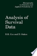 Analysis of survival data / D.R. Cox, D. Oakes.