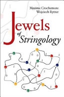 Jewels of stringology / Maxime Crochemore, Wojciech Rytter.