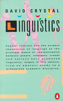 Linguistics / David Crystal.