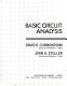 Basic circuit analysis / David R. Cunningham, John A. Stuller..