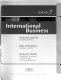 International business / Michael R. Czinkota, Ilkka A. Ronkainen, Michael H. Moffett.