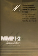 An MMPI handbook / by W. Grant Dahlstrom... [et al]